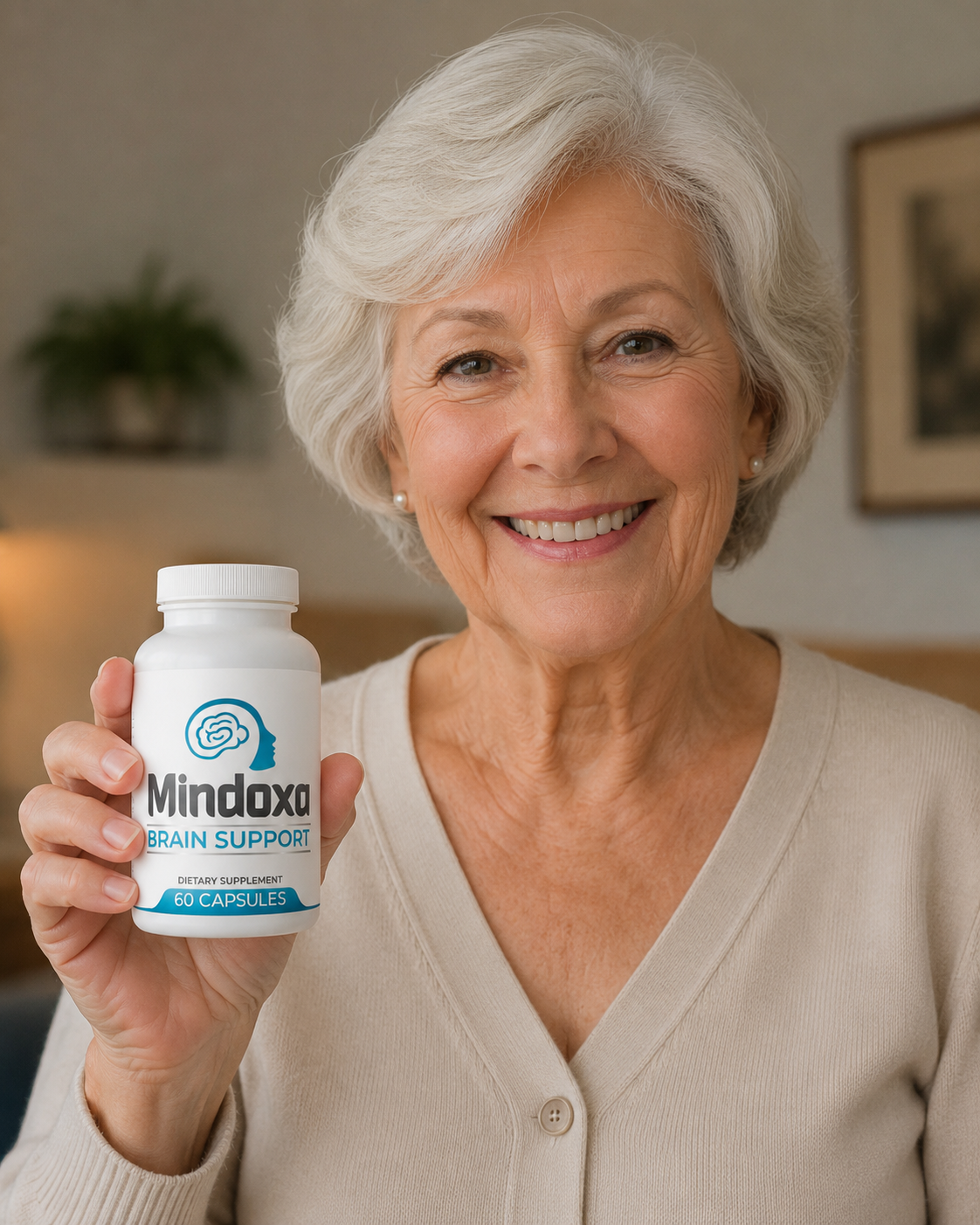Woman thriving with Mindoxa Brain Support